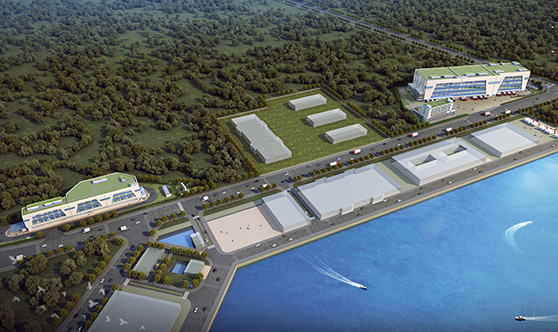 珠海洪湾中心渔港冷链仓储加工基地项目主体工程（在建）
